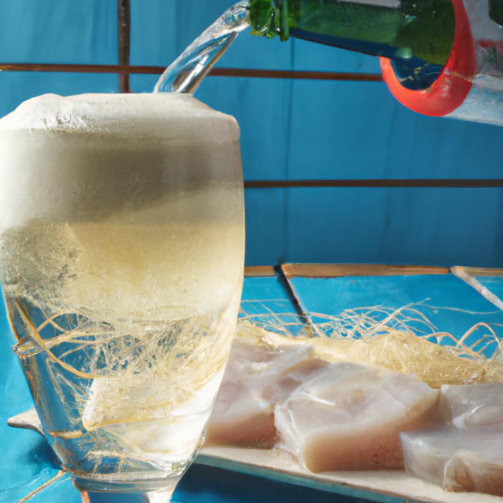 氷冷びールで爽快感アップ
