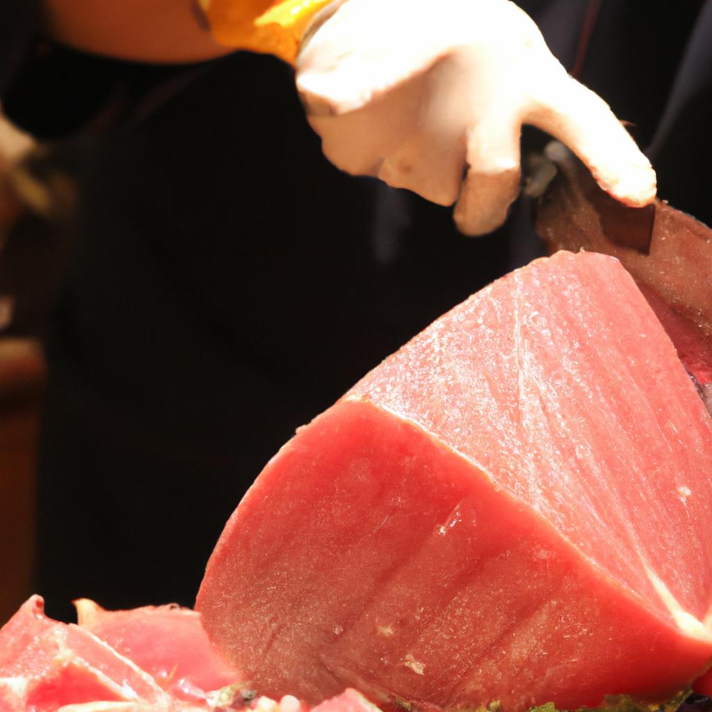 心躍るマグロの解体ショー