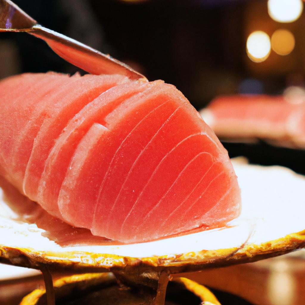 マグロ解体ショーをお楽しみください!