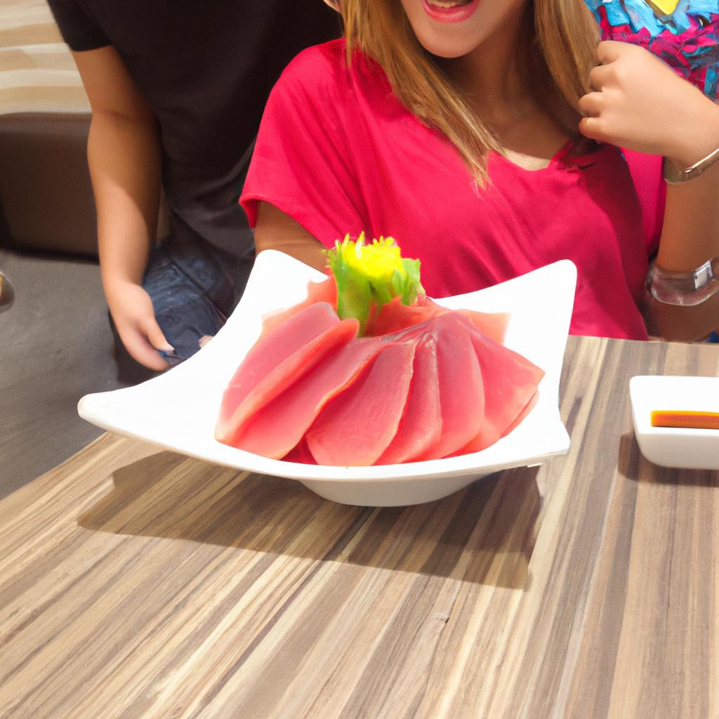 新鮮なマグロ料理の数々