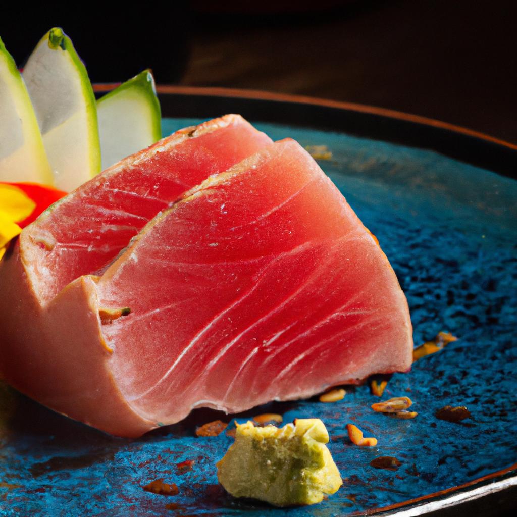 新鮮なマグロ料理を堪能