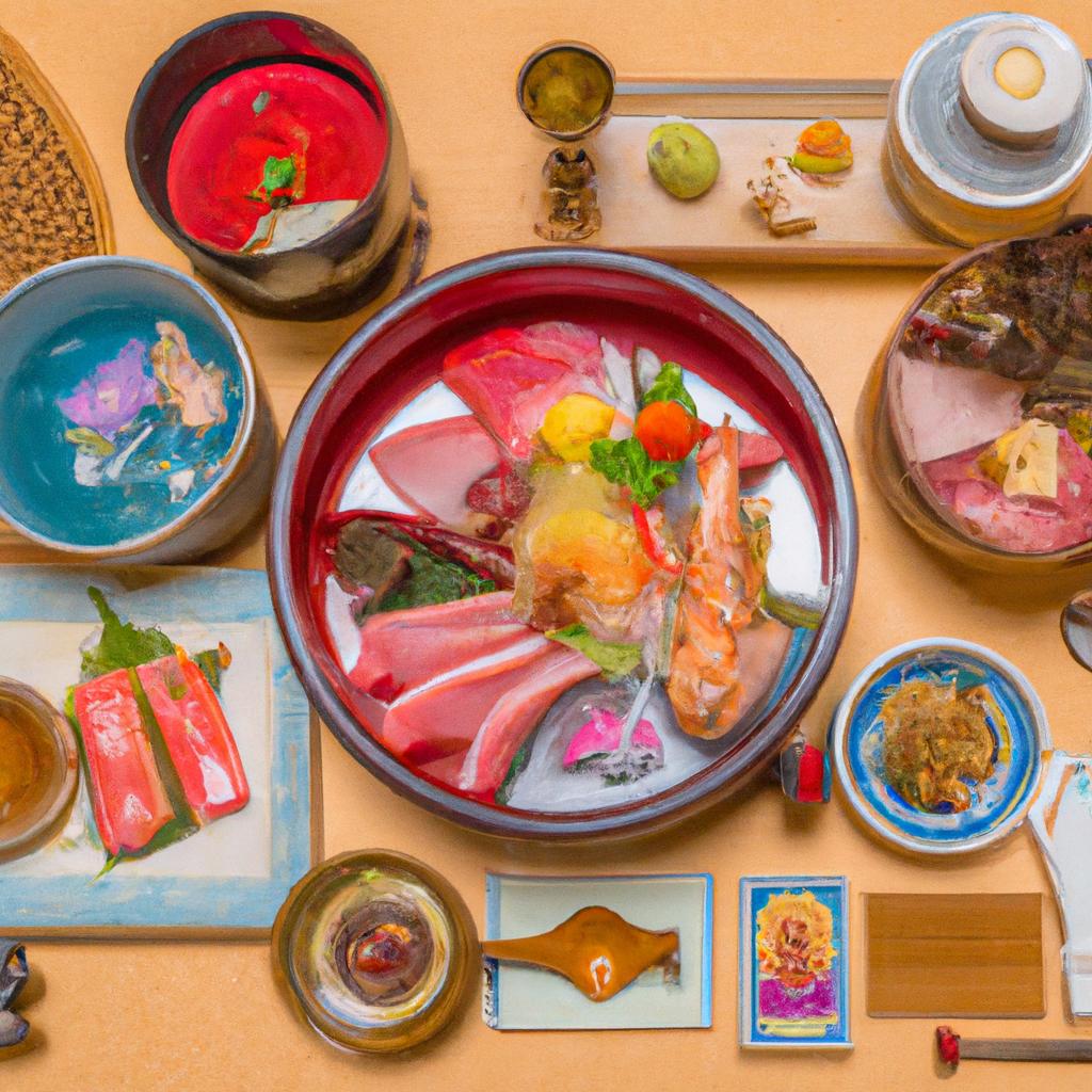 豪華なマグロ料理で舌鼓