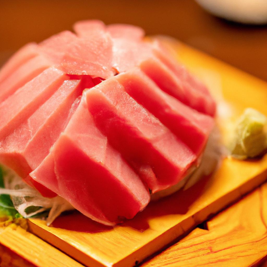 新鮮なマグロ料理でおもてなし