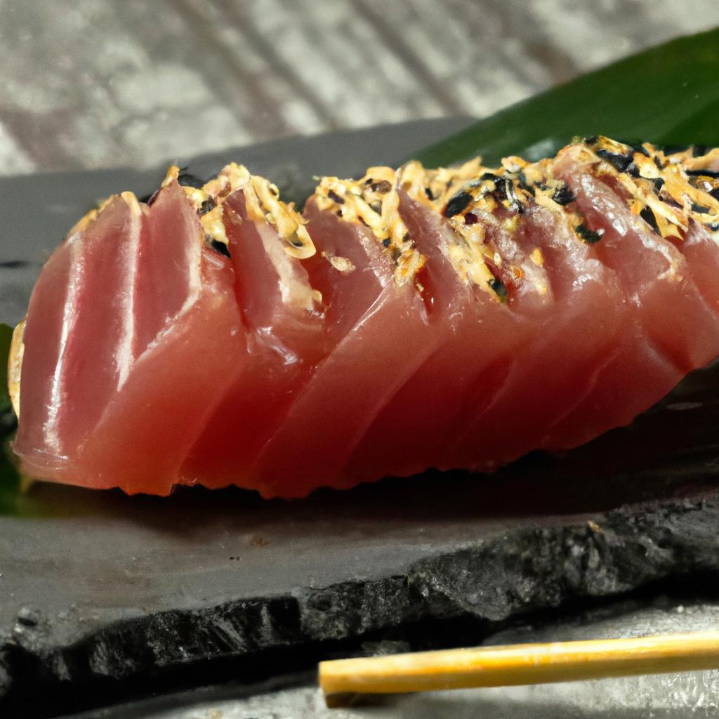 厳選されたマグロ料理