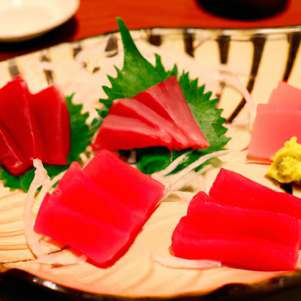 特製マグロ刺身盛り合わせ